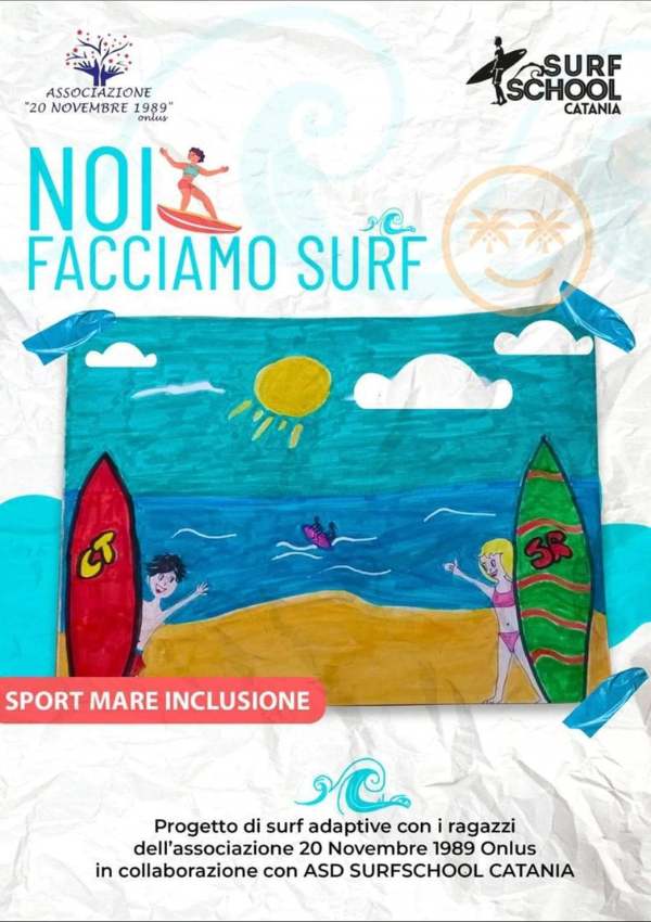 surf adaptive progetto di inclusione sportiva - Associazione 20 novembre 1989